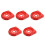 5Pièces Support Extincteur Plastique Rouge Antichute Polyvalent 6