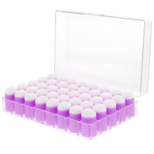 40Pièces Éponges Doigts Peinture PVC Violet Pour Activités DIY Enfants