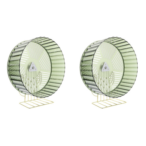 2Pièces Roue Silencieuse Pour Hamster Hérisson Chinchilla 1