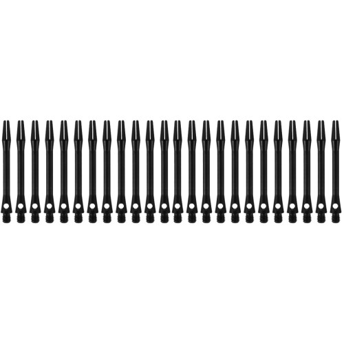 24Pièces En Alliage Aluminium 2Ba Pour Fléchettes Noir 2