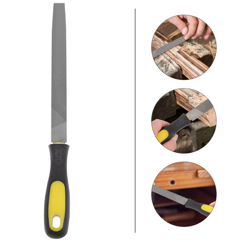 Lime À Aiguiser Plate T12 Acier Carbone Ergonomique 2