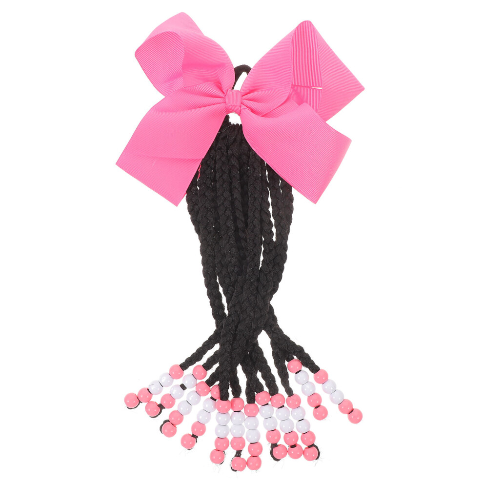 Solustre Unisex 4Pcs Kids Ponytail Hair Extension Scrunchie Wig Braid