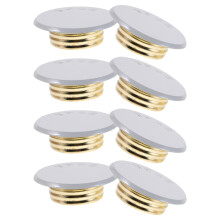 16Pcs White Fire Sprinkler Ceiling Covers Plastic Iron Guard Plates
