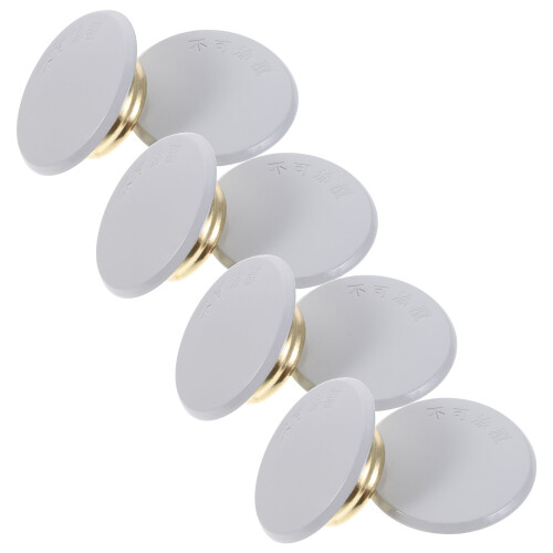 16Pcs White Fire Sprinkler Ceiling Covers Plastic Iron Guard Plates 2