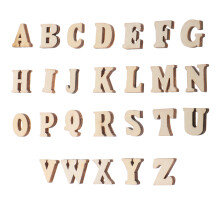 416 Pièces Lettres Bois Non Pour Apprentissage Décoration