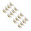 16Pcs White Fire Sprinkler Ceiling Covers Plastic Iron Guard Plates 6