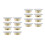 16Pcs White Fire Sprinkler Ceiling Covers Plastic Iron Guard Plates 7