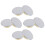 16Pcs White Fire Sprinkler Ceiling Covers Plastic Iron Guard Plates 2