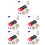 350Sets Plush Safety Doll Noses with Washers Assorted Colors for Craft 6
