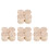 16Pcs Wooden Fabric Clapper Sewing Tool Beige for Accurate Pressing 6
