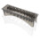 4 Pcs Rectangular Plastic 10 Grid Comb Organizer For Barber 2
