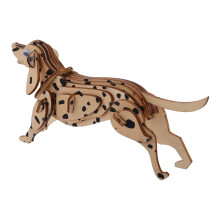Puzzle En Bois 3D Animal Dalmatien Fait Main Pour Enfants Et Adultes