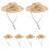 10 Pièces Mini Chapeaux De Pour Poupees Lanière 10