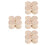16Pcs Wooden Fabric Clapper Sewing Tool Beige for Accurate Pressing 4