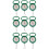 9Pcs Green Portable Hook Scales Plastic Spring Hanging Weighing Tool 8
