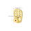 4Ensemble Supports Dorés Antichute Pour Boucles Larges 3