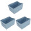 3Pcs Wardrobe Clothes Organizer Multi-Slots Storage Box 4