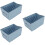 3Pcs Wardrobe Clothes Organizer Multi-Slots Storage Box 9