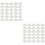 200Pcs Small Transparent Plastic Suction Cups White for Home 6