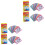 4 Pcs Telling Cards Educational Board Game Teaching Game Kid Toy 3