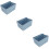 3Pcs Wardrobe Clothes Organizer Multi-Slots Storage Box 11
