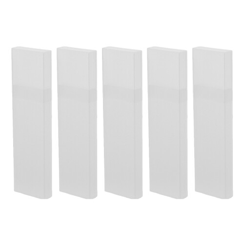 5Pcs Compact Plastic Tongue Scraper Storage Box Washable Travel Case