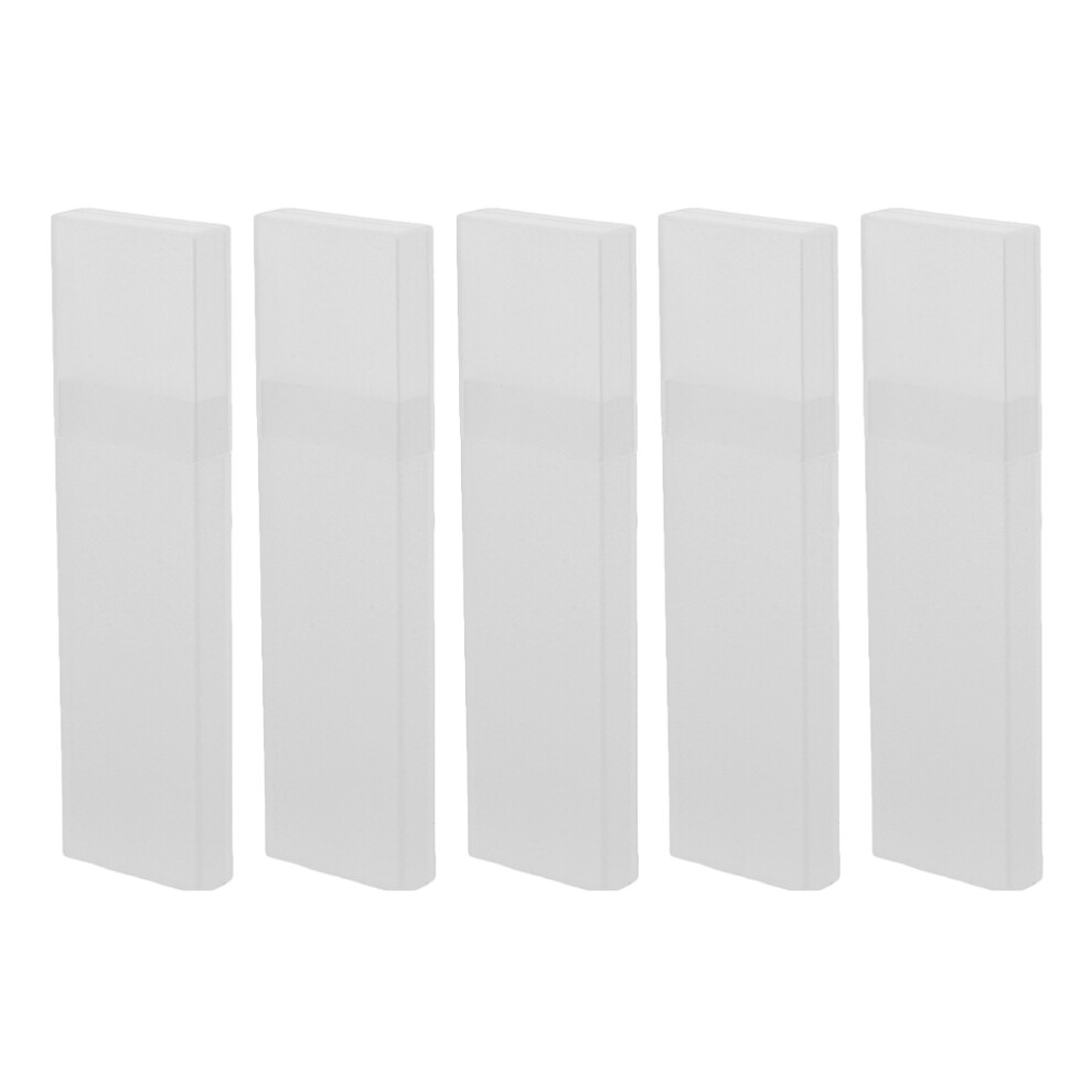 Iplusmile 5Pcs Compact Plastic Tongue Scraper Storage Box Washable Travel Case