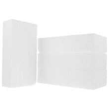 8Pcs Lightweight White Foam Cubes for Sculpture and DIY Crafts