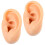 2 Pcs Ear Model Artificial Mold Silicone Piercing Body Part Simulated 11