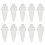20 Pcs Ice Cream Shape Foam Painting Models DIY 1