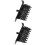 2Pcs ABS Pc Chassis Fan Hub 4-Pin Fan Speed Controller for Computer 7