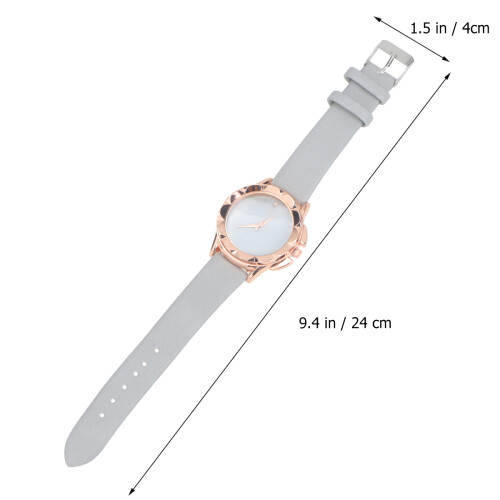 Women's Dial Quartz Wristwatch Grey 2