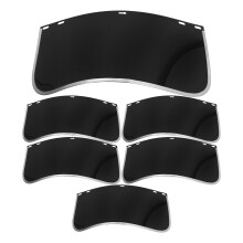 18Pcs Black Welding Safety Shield Impact Resistant Face Mask Lens