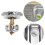 3Pcs Multi Color Bathroom Drainer Set Up Waste Plug for Basin Overflow 2