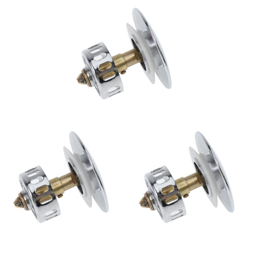 3Pcs Multi Color Bathroom Drainer Set Up Waste Plug for Basin Overflow 2
