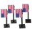 16 Pcs American Flags With Pole Mini Soldier Building Blocks Set 2