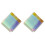 2Pcs Rgb Optical X-Cube Crystal Dispersion Prism for Science Education 2