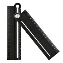 Advanced Aluminum Alloy Ruler for Drafting and Precise Measurement, Aluminum Drafting Ruler, Ergonomic Handling