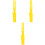 3Pcs Yellow Plastic Paint Stirring Sticks Manual Mixing Tools for Home 5