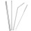 5 Sets Reusable Straws For Hot Drinks Stainless Steel Bubble Tea 2