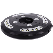 2Pcs Durable Black LED Camping Tent Lamp Wireless Umbrella Light