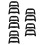 10Pcs Universal Plastic Wagon Handle Replacement for Shopping Cart Use 6