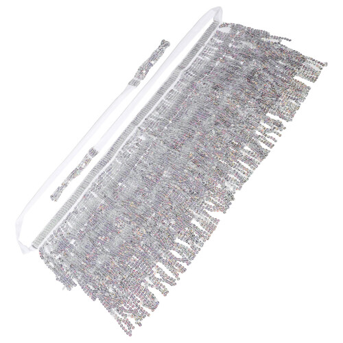3Pcs Boho Silver Sequin Fringe Hip Scarf Belt for Dance Parties 1