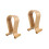 2Pcs Wooden Desktop Headphone Stand And Headset Display Rack 5