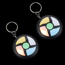 6 Pcs Hand Held Memory Training Game Keychain Educational Toy For Kids