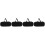 4 Pcs Microphone Case Portable Storage Pouch 4