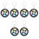 6 Pcs Hand Held Memory Training Game Keychain Educational Toy For Kids 3
