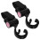 6Pcs Multipurpose Pink Stroller Hooks PP Plastic for Shopping Bags 2