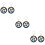 6 Pcs Hand Held Memory Training Game Keychain Educational Toy For Kids 9