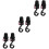 6Pcs Multipurpose Pink Stroller Hooks PP Plastic for Shopping Bags 7